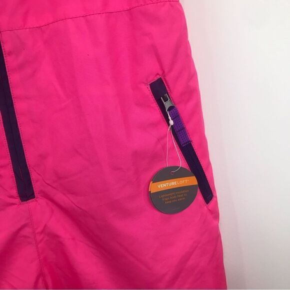 Champion Bright Pink Suspender Snow pants- New With Tags - Picture 12 of 15